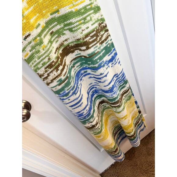 Zara Women's Knit Variegated Striped Long Maxi Dress Multicolor Size Medium‎ - Picture 7 of 14